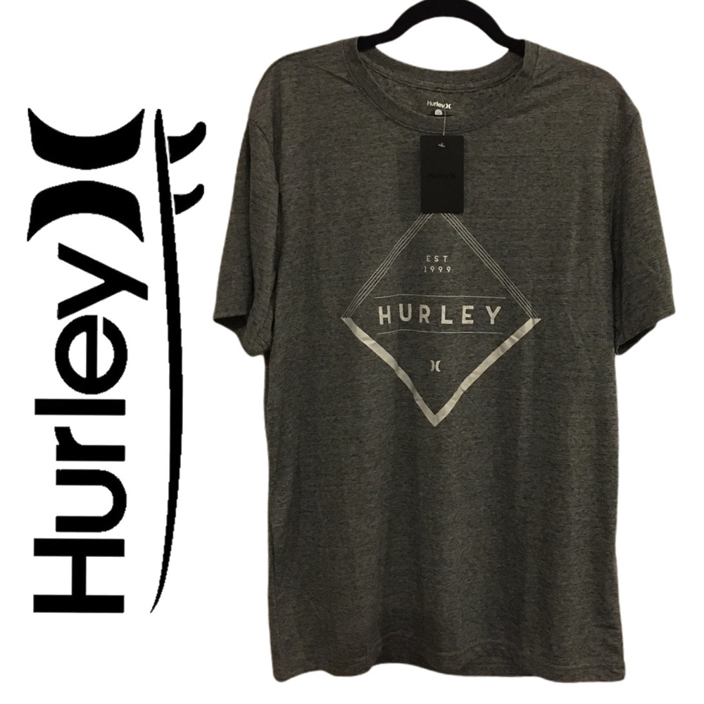 Hurley Crew Neck Short Sleeve T Shirt Size Large
